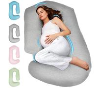 Pregnancy Pillows for Sleeping - V Shaped Full Body Pillow Support, 57inch Cooling Maternity Pillow for Pregnant Women, Support for Belly, Back, Legs. Pregnancy Gifts & Pregnancy Must Haves for Adult