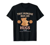 Pregnancy Reveal Parenting Humor Hugs And Cookies T-Shirt