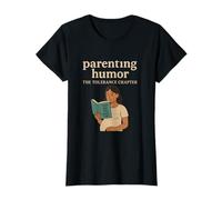 Pregnancy Reveal Parenting Humor novelty Design Beige Teal T-Shirt