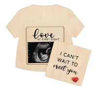 Pregnancy Reveal Wooden Ultrasound Picture Frame