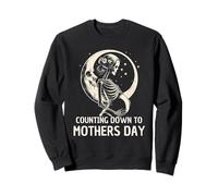 Pregnancy Skeleton Counting down to Mothers Day Sweatshirt