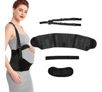 Pregnancy Support Belt Breathable Maternity Support Belt to Relieve Back, Hip, Pelvic Pain for All Stages & Postpartum Recovery XXL..