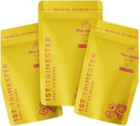 Pregnancy Vitamins for Women - 1st Trimester - Morning Sickness Relief & Baby Development - Weeks 1 to 12 - Prenatal Supplement with Folic Acid, Iron, B6 & Ginger - 90 Vegan Capsules - 3 Months Supply