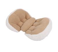 Pregnancy Waist Support Pillow Adjustable Detachable Soft Breathable U Shaped Maternity Pillow for Back Belly (Deep Khaki)