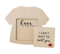 Pregnant Announcement Wooden Ultrasound Photo Keepsake Frame