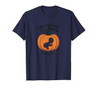 Pregnant Halloween Mommy's Little Pumpkin Coming Soon T-Shirt, Men, Navy, S