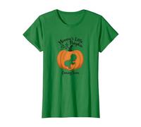Pregnant Halloween Mommy's Little Pumpkin Coming Soon T-Shirt, Women, Kelly Green, 3XL