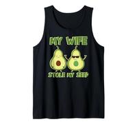 Pregnant Keto Avocado Funny Expecting Dad Ketogenic Tank Top