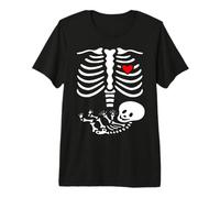 Pregnant Skeleton Costume Halloween Shirt Premium T-Shirt