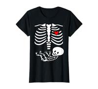 Pregnant Skeleton Costume Halloween Shirt T-Shirt