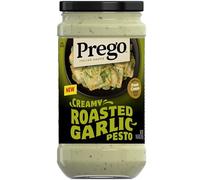 Prego Creamy Roasted Garlic Pesto Noodle Sauce, 14 oz Jar