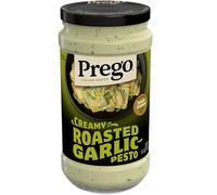 Prego Creamy Roasted Garlic Pesto Noodle Sauce, 14 oz Jar