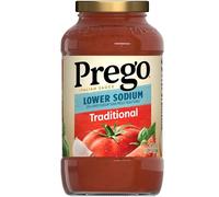 Prego Traditional Lower Sodium Pasta Sauce, 23.5 Oz Jar