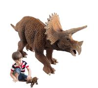 Prehistoric Animal Figures - Model Collection, Triceratops Carnotaurus Figurines for Kids Play, Detailed Realistic Statues with Durable Material, Fun Educational Gift for Boys Girls