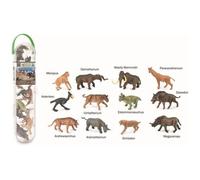 Collecta Prehistoric Mammal Tube Minis Box Mini - Hand-Painted 12 Pc Set - Ages 3+