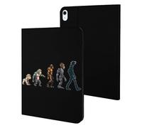 Prehistoric Ape Robot to Man Evolution Case Compatible for ipad Air5/air4 (10.9in) /ipad Pro 2018(11in) Tablet Cases Stand Protective Cover with Sleep/Wake