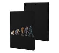 Prehistoric Ape Robot to Man Evolution Case Compatible for ipad Pro/ipad Air3(10.5in) Tablet Cases Stand Protective Cover with Sleep/Wake