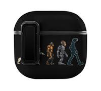 Prehistoric Ape Robot to Man Evolution Case Compatible with AirPods 4 Hard Earphone Case Protective Cover