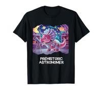 Prehistoric Astronomer Dinosaur Space Explorer Telescope T-Shirt