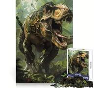 Prehistoric Dinosaurs Land Jigsaw Puzzles 1000 Pieces for Teenagers Think Game Peaceful Time Quality Edge Perfect Present (38x26cm)