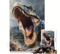 Prehistoric Dinosaurs Land Jigsaw Puzzles for Teenagers 1000 Pieces Raise Memory Slow Enjoy Clean Edge (50x75cm)