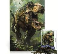 Prehistoric Dinosaurs Land Teenagers 1000 Piece Jigsaw Puzzle Memory Gain Light Relax Design Assembly Wall Art Decor (50x75cm)