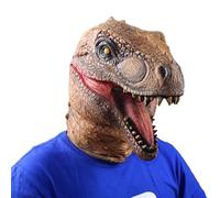 Prehistoric Fierce Tyrannosaurus Rex Mask Simulation Dinosaur Head Cover Halloween Costume Live Video Shooting Coplay Props