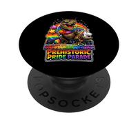 Prehistoric Gay Pride Parade Rainbow Dino Celebration PopSockets Adhesive PopGrip