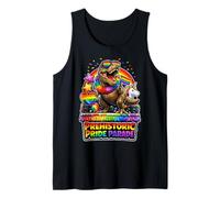 Prehistoric Gay Pride Parade Rainbow Dino Celebration Tank Top