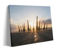 Prehistoric Planet Dinosaurs Poster Decorative Painting Print Picture Canvas Wall Art Bedroom Office Living Room Decoration 12x18inch(30x45cm)