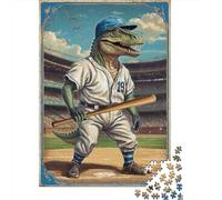 Prehistoric Slugger 19 1000 Piece Jigsaw Puzzle, 38x26cm/1000pcs, for Adults, Quiet Home Activity, Evening Leisure And Year-Round Leisure