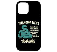 Prehistoric Snake Titanoboa Facts Poster Case for iPhone 12 Pro Max