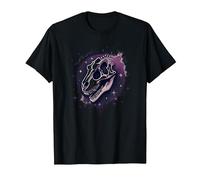 Prehistoric Soul Dinosaur Fossil Art for Paleontology Fans T-Shirt, Men, Black, S