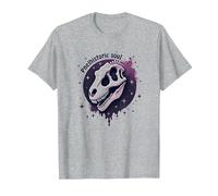 Prehistoric Soul Dinosaur Fossil Art for Paleontology Fans T-Shirt, Men, Heather Grey, 3XL