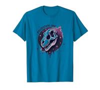 Prehistoric Soul Dinosaur Fossil Art for Paleontology Fans T-Shirt, Men, Sapphire, 3XL
