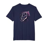 Prehistoric Soul Dinosaur Fossil Art for Paleontology Fans T-Shirt, Men's Big and Tall, Navy, 3X Tall