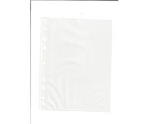 Preimum Clear Punch Pocket 50micron 7 Holes Strip A5 Glass Clear Top-Opening Polypropylene Anti-Glare Anti-Static