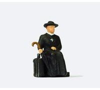 Preiser 1:87 PR28105 Model Railway Accessory - Train Waiting Priest