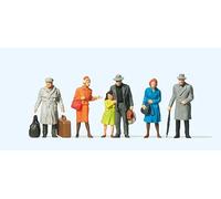 Preiser 1/87 th - PR14044 - Model Railway - Standing Passengers