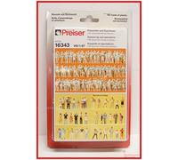 Preiser 1/87 th PR16343 Model Railway - Passers-by Spectators - 130 Figurines