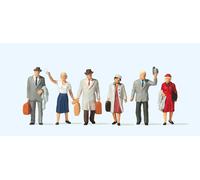 Preiser 10020 Passengers (6) Exclusive Figure Set HO