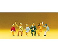 Preiser 10025 Seated Spectators (6) Exclusive Figure Set