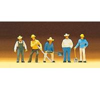 Preiser 10031 Track Workers With Tools (Pk5) HO Gauge