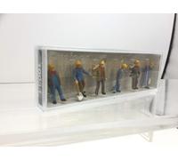 Preiser 10033 HO/OO Gauge Track Workers (6) with Tools Exclusive Figure Set