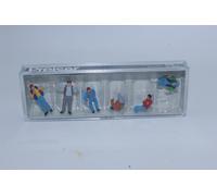 Preiser 10038 Truck Driver 6 Figurines Hand Painted New 1:87 H0 Boxed