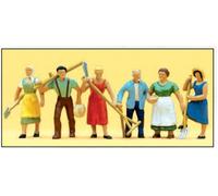 PREISER 10040 HO Scale Farm Workers With Tools