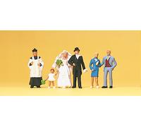 Preiser 10058 Catholic Wedding Group (6) Exclusive Figure Set