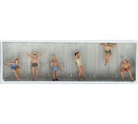 Preiser 10071 Recreation & Sports Bathers Reclining pkg(6) HO Scale Figure
