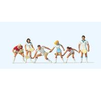 Preiser 10078 Tennis Players (6) Exclusive Figure Set