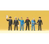 Preiser 10086 French Railway Personnel (6) Exclusive Figure Set